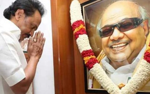 கருணாநிதிக்கு மெரினாவில் நினைவிடம்: சட்டப்பேரவையில் முதல்வர் ஸ்டாலின் அறிவிப்பு