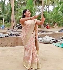 பரத நாட்டியம் ஆடி கீழடியின் பெருமைகளை விளக்கிய ‘பத்மஸ்ரீ' நர்த்தகி நட்ராஜ்.