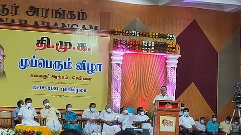 கலைஞர் பல்லாண்டுக்குப் பிறகு பெற்ற புகழை ஸ்டாலின் 100 நாட்களிலேயே பெற்றுள்ளார்: துரைமுருகன் புகழாரம்