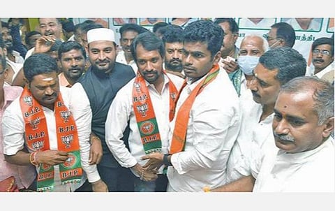 நீட் தேர்வை வைத்து அரசியல் செய்யும் திமுக: பாஜக மாநில தலைவர் அண்ணாமலை குற்றச்சாட்டு