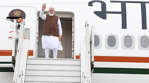 அமெரிக்கா புறப்பட்டுச் சென்றார் பிரதமர் மோடி: குவாட் மாநாடு, ஐ.நா. கூட்டத்தில் பங்கேற்கிறார்