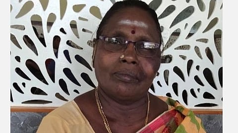 பசுபதிபாண்டியன் ஆதரவாளர்களால் திண்டுக்கல்லில் கொலை செய்யப்பட்ட நிர்மலா. 