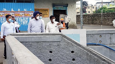 பழவந்தாங்கம் சுரங்கப்பாதையிலிருந்து பருவமழை காலத்தில் மழைநீர் வெளியேற்றும் பகுதிகளை ககன்தீப் சிங் பார்வையிட்டார்.