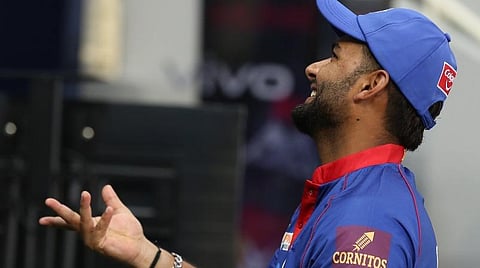 டெல்லி அணியின் வெற்றிக் கேப்டன் ரிஷப் பந்த்  | படம் உதவி ட்விட்டர்