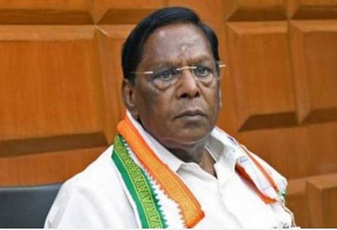 புதுவை மாநிலத் தேர்தல் ஆணையர் ராஜினாமா செய்யாவிட்டால் பதவி நீக்குங்கள்: நாராயணசாமி வலியுறுத்தல்