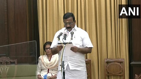 புதுச்சேரி மாநிலங்களவை எம்.பி. செல்வகணபதி பதவியேற்பு