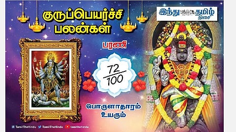 குருப்பெயர்ச்சி; பரணி நட்சத்திர அன்பர்களே! குடும்பத்தில் குதூகலம்; உத்தியோகத்தில் மகிழ்ச்சி; தடைகள் விலகும்; கவலை வேண்டாம்! 