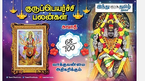 குருப்பெயர்ச்சி பலன்கள் ; சுவாதி நட்சத்திர அன்பர்களே! வீண் கவலை; பண வரவு;மதிப்பு கூடும்; நட்பில் பிரச்சினை!  