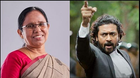 ‘ஜெய் பீம்’ படத்தைப் பாராட்டிய ஷைலஜா டீச்சர்
