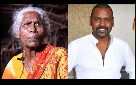 பார்வதி அம்மாளை நேரில் சந்தித்து நிதியுதவி வழங்கிய ராகவா லாரன்ஸ் - விரைவில் வீடு கட்டித் தருவதாக உறுதி