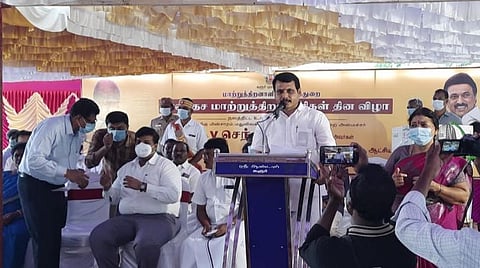கரூர் மாவட்டத்தில் மாற்றுத்திறனாளிகள் வசிக்க விடியல் நகர்: அமைச்சர் செந்தில்பாலாஜி தகவல்