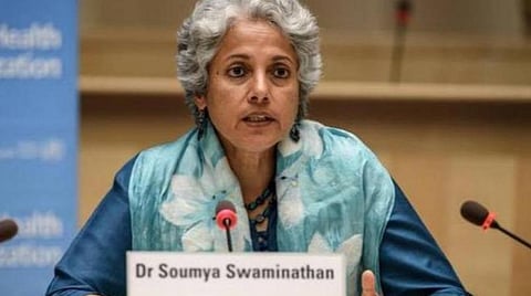 உலக சுகாதார அமைப்பின் தலைமை விஞ்ஞானி சவுமியா சுவாமிநாதன்.