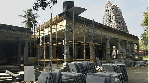 ரூ.5.58 கோடி மதிப்பில் பழமை வாய்ந்த திருக்காமீஸ்வரர், கங்கைவராக நதீஸ்வரர் கோயில்களில் திருப்பணிகள் தீவிரம்