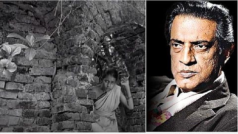 ‘பதேர் பாஞ்சாலி’யில் ஒரு காட்சி, இயக்குநர் சத்யஜித் ரே.