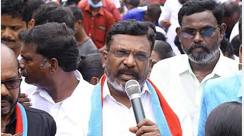 தேர்தல் சட்டங்கள் திருத்த மசோதாவைத் திரும்பப் பெற வேண்டும்: திருமாவளவன்