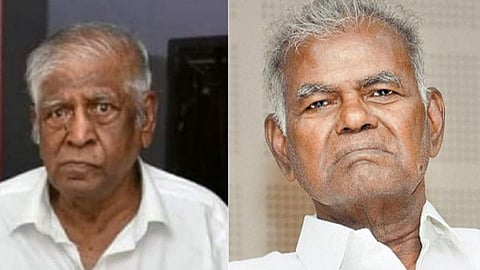 மறைந்த ஆர்.எஸ்.ஜேக்கப், மூத்த கம்யூனிஸ்ட் கட்சித் தலைவர் ஆர்.நல்லகண்ணு | கோப்புப் படங்கள்.