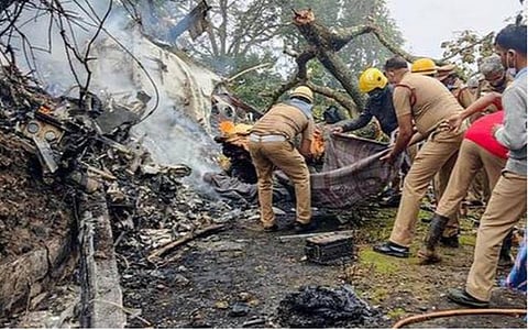 குன்னூர் ஹெலிகாப்டர் விபத்து குறித்த முப்படைகளின் விசாரணை அறிக்கை விரைவில் தாக்கல்