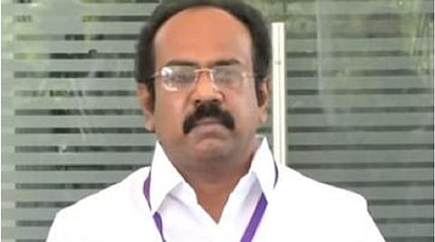 அமைச்சர் தங்கம் தென்னரசு இன்று கலைவாணர் அரங்கில் செய்தியாளர்களை சந்தித்தபோது.