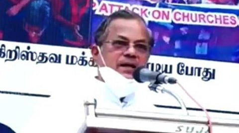குமரி பாதிரியார் ஜார்ஜ் பொன்னையா மீதான வழக்கை ரத்து செய்ய உயர் நீதிமன்றம் மறுப்பு: 4 பிரிவுகளை மட்டும் ரத்து செய்து உத்தரவு
