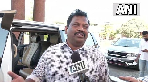 பாஜகவைச் சேர்ந்த மைக்கேல் லோபோ பேட்டியளித்த காட்சி | படம்: ஏஎன்ஐ.