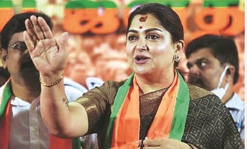 குஷ்புவுக்கு கரோனா தொற்று உறுதி