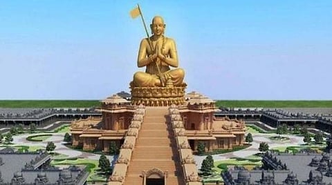 இராமானுஜருக்கு ஹைதராபாத்தில் 216 அடி உயரத்தில் சமத்துவ சிலை - பிப்ரவரி 5-ம் தேதி திறப்பு விழாவில் பிரதமர் நரேந்திர மோடி கலந்து கொள்கிறார்