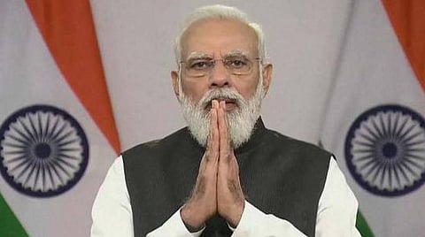 நாடாளுமன்றத்தில் பட்ஜெட் உரை முடிந்த பிறகு எதிர்க்கட்சி எம்.பி.க்களிடம் நலம் விசாரித்த பிரதமர் மோடி