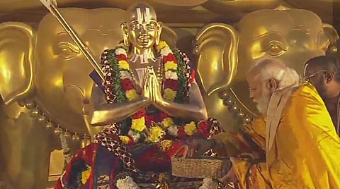 ஹைதராபாத்தில் பிரமாண்ட ராமானுஜர் சிலை திறப்பு: பிரதமர் மோடி பங்கேற்பு
