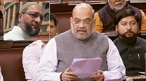 ஓவைசி ஜி... 'இசட்' பிரிவு பாதுகாப்பை ஏற்றுக்கொள்ளுங்கள் - மாநிலங்களவையில் அமித் ஷா வலியுறுத்தல்