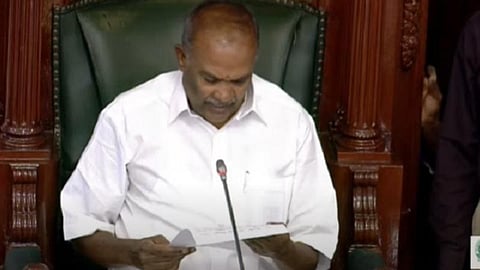 நீட் விலக்கு மசோதா | தமிழக சட்டப்பேரவை சிறப்புக் கூட்டம் கூடியது: ஆளுநர் கடிதத்தை விளக்கி சபாநாயகர் உரை