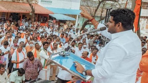 கடைசி மனிதனுக்கும் தடுப்பூசி செலுத்தியது பாஜக சாதனை: ஈரோட்டில் பாஜக அண்ணாமலை தகவல்