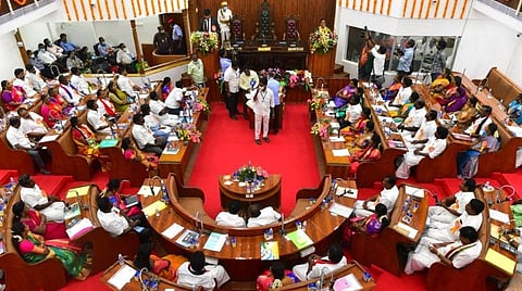மதுரை மாநகராட்சி புதிய கவுன்சிலர்கள் பதவியேற்பு விழா.