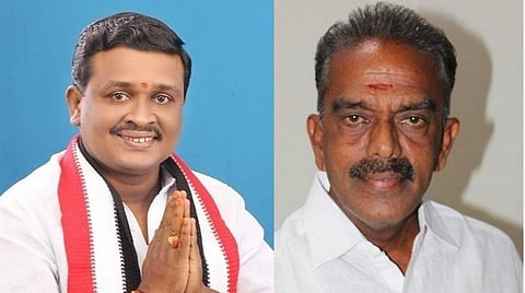  ஆரணி நகர்மன்ற தலைவர் ஏசி மணி (திமுக),  ஆரணி துணைத் தலைவர் பாரி பாபு (அதிமுக).