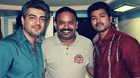 அஜித், வெங்கட்பிரபு, விஜய் | கோப்புப்படம்.