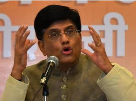 மத்திய அமைச்சர் பியூஷ் கோயல்: கோப்புப் படம்