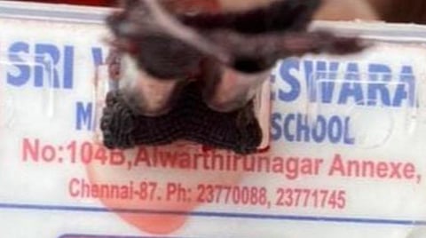சென்னையில் தனியார் பள்ளி வாகனம் மோதி 2-ம் வகுப்பு மாணவர் பலி: பள்ளி நிர்வாகிகள் மீது வழக்குப் பதிவு