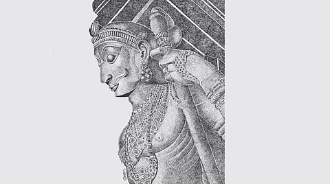 சித்திரப் பேச்சு: ஆயிரம் கால் மண்டபத்து வேடன் சிற்பம்