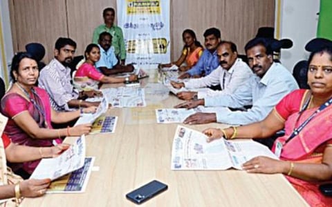 ராம்ராஜ் காட்டனுடன் இணைந்து ‘இந்து தமிழ் திசை’ வழங்கும் ‘அன்பாசிரியர்-2021’ விருது விழா - விருதுகளை அமைச்சர் அன்பில் மகேஸ் பொய்யாமொழி வழங்குகிறார்