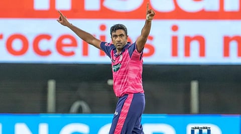 ராஜஸ்தான் ராயல்ஸ் வீரர் அஸ்வின். 