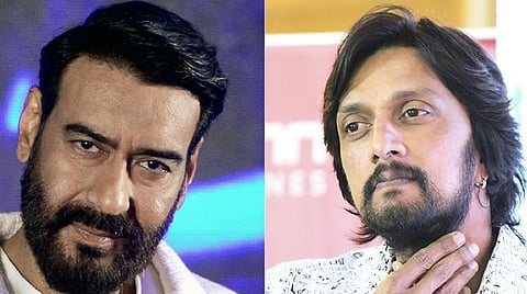 நடிகர்கள் அஜய் தேவ்கன் -‍ சுதீப் இந்தி மொழி குறித்து ட்விட்டரில் மோதல்