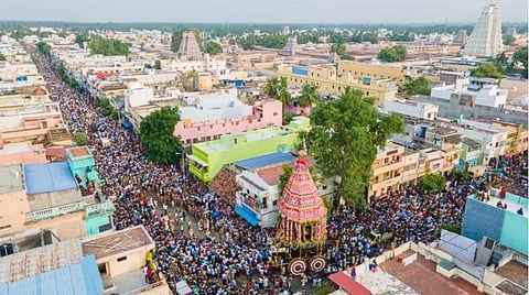 ஸ்ரீரங்கம் சித்திரை தேர் திருவிழா: பக்தர்களின் 'ரங்கா ரங்கா' கோஷத்துடன் கோலாகலம்