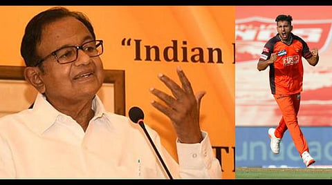 IPL 2022 | ஹைதராபாத் வீரர் உம்ரான் மாலிக்கை புகழ்ந்த ப.சிதம்பரம்