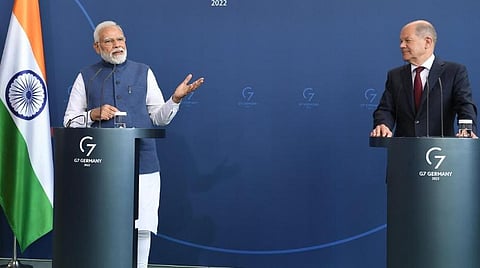 போரில் யாரும் வெற்றி பெற முடியாது; இந்தியா அமைதியின் பக்கம் நிற்கிறது - ஜெர்மனியில் பிரதமர் மோடி கருத்து