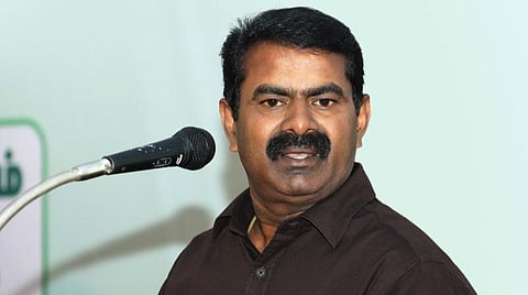 'முதல்நாள் ஒன்று சொல்லிவிட்டு அடுத்தநாள் ஒன்று செய்வதற்கு பெயர்தான் திராவிட மாடல்' - சீமான் விமர்சனம்
