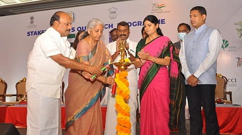 தமிழகம் நீண்ட காலமாக வர்த்தகத்தில் முன்னணியில் உள்ளது: சென்னையில் நிர்மலா சீதாராமன் பேச்சு