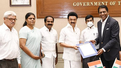 சென்னையில் சர்வதேச மகளிர் டென்னிஸ் போட்டி: அமைச்சர் மெய்யநாதன் 