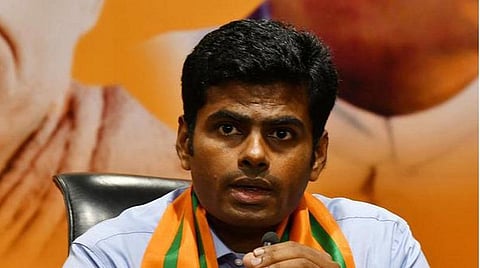 அனுமதியின்றி ஆர்ப்பாட்டம் நடத்தியதாக திருவாரூரில் பாஜக தலைவர் அண்ணாமலை மீது வழக்கு