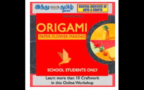 இந்து தமிழ் திசை: பெருந்துறை நிவேதா கலைக் கழகம் சார்பில் அலங்கார மலர் செய்யும் ஓரிகாமி பயிற்சி | மே 20, 21, 22-ல் ஆன்லைனில் நடைபெறுகிறது