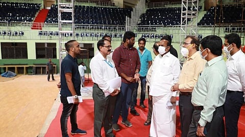 பிரதமர் மோடி மே 26-ல் சென்னை வருகை | நேரு உள் விளையாட்டு அரங்கில் அமைச்சர் ஆய்வு