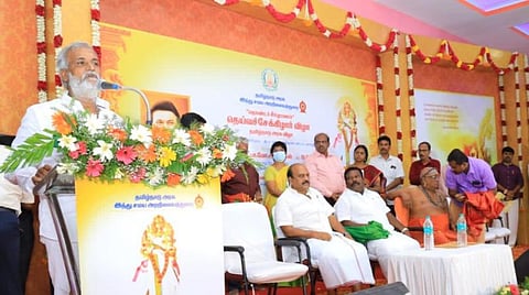 ஆத்திகர்களும் நாத்திகர்களும் ஒன்றுசேர்ந்து உருவாக்கியதுதான் திராவிட மாடல் ஆட்சி: அமைச்சர் சேகர்பாபு